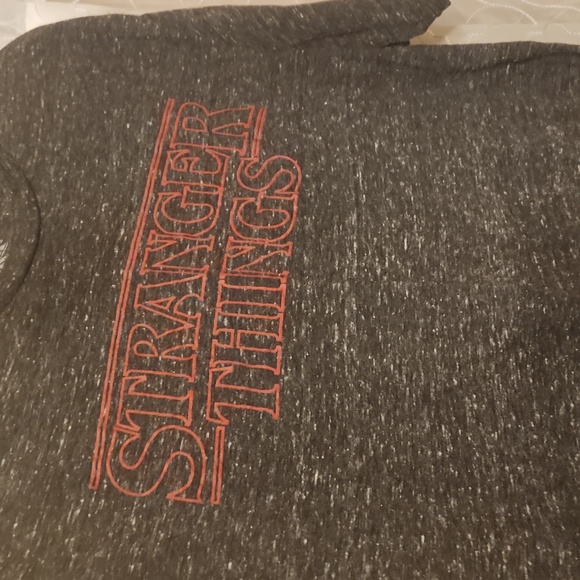 Grayish Stranger Things Tee Shirt - Picture 3 of 5
